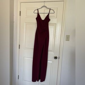 Windsor Deep Red Maxi Dress